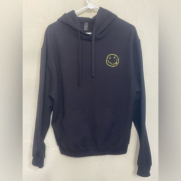 Black Smiley Face Hoodie 2