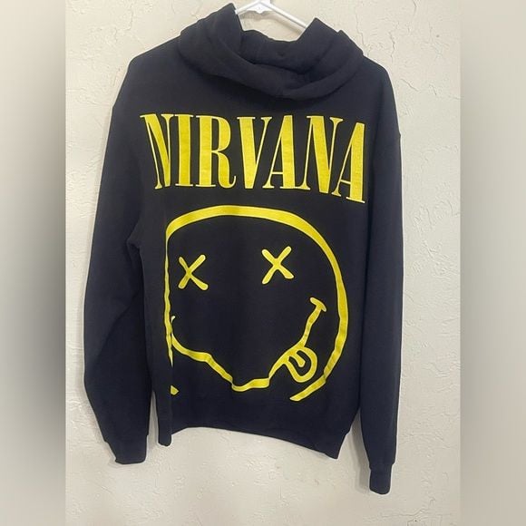 Black Smiley Face Hoodie 3