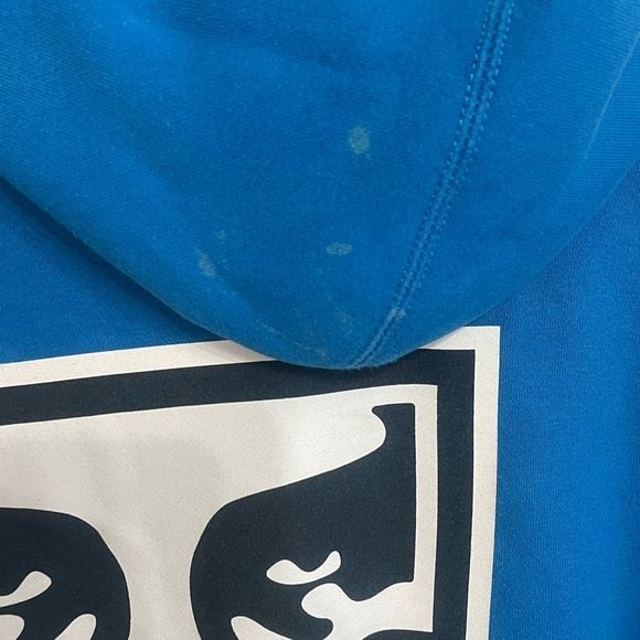 Obey Blue Hoodie for Men 4