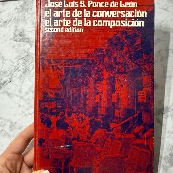 Vintage 1975 El Arte de la Conversación Spanish Textbook 2nd Ed
