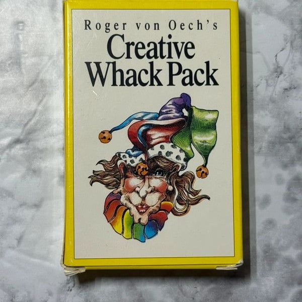 Vintage 1989 Roger von Oech Creative Whack Pack 64 Card Deck
