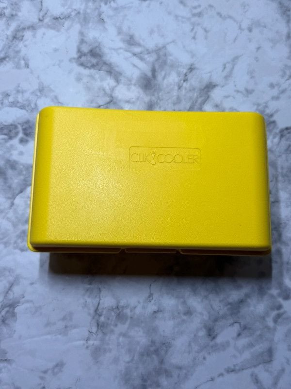 Vintage 1990s Clik Cooler Yellow Mini Insulated Cooler 1