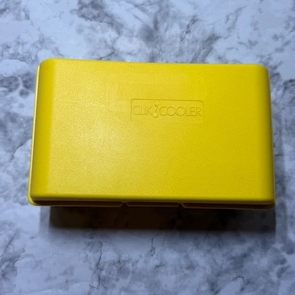 Vintage 1990s Clik Cooler Yellow Mini Insulated Cooler