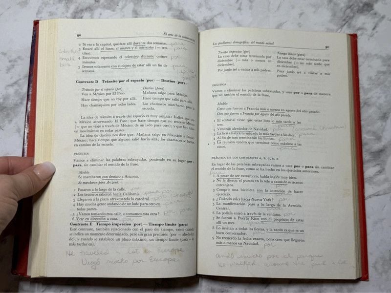 Vintage 1975 El Arte de la Conversación Spanish Textbook 2nd Ed 7