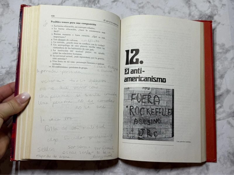 Vintage 1975 El Arte de la Conversación Spanish Textbook 2nd Ed 8