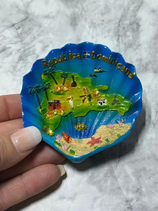 Dominican Republic 3D Souvenir Magnet Republica Dominicana Caribbean Travel 1