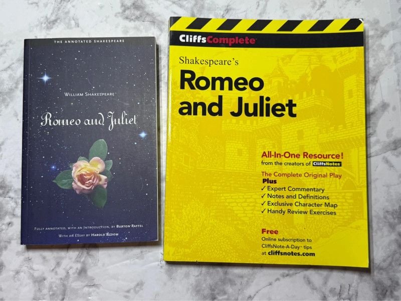 Romeo and Juliet Shakespeare Study Guide Bundle Annotated + CliffsComplete 1