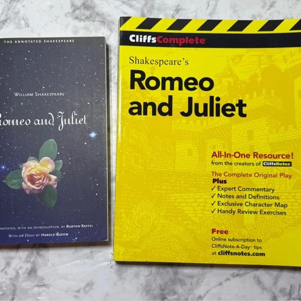 Romeo and Juliet Shakespeare Study Guide Bundle Annotated + CliffsComplete