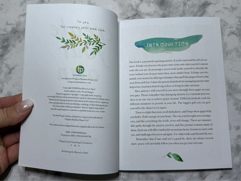 Create Your Own Calm Meera Lee Patel Journal for Quieting Anxiety 2