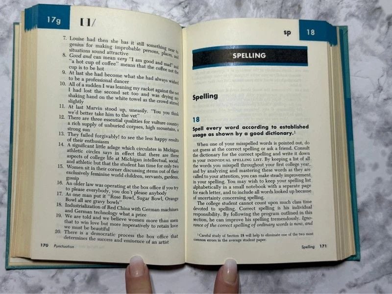 Vintage 1962 Harbrace College Handbook 5th Edition John C. Hodges 5
