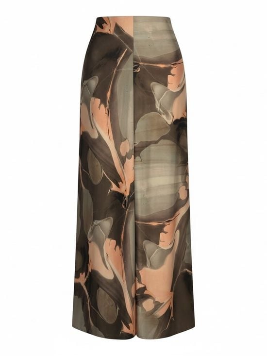 Banana Republic Abstract Print Maxi Skirt Size M 2