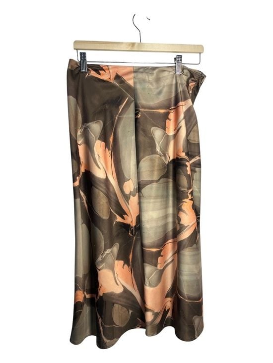 Banana Republic Abstract Print Maxi Skirt Size M 3