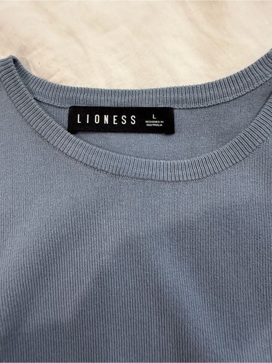 Lioness Dusty Blue Sleeveless Ruched Side Bodycon Mini Dress🦋 3