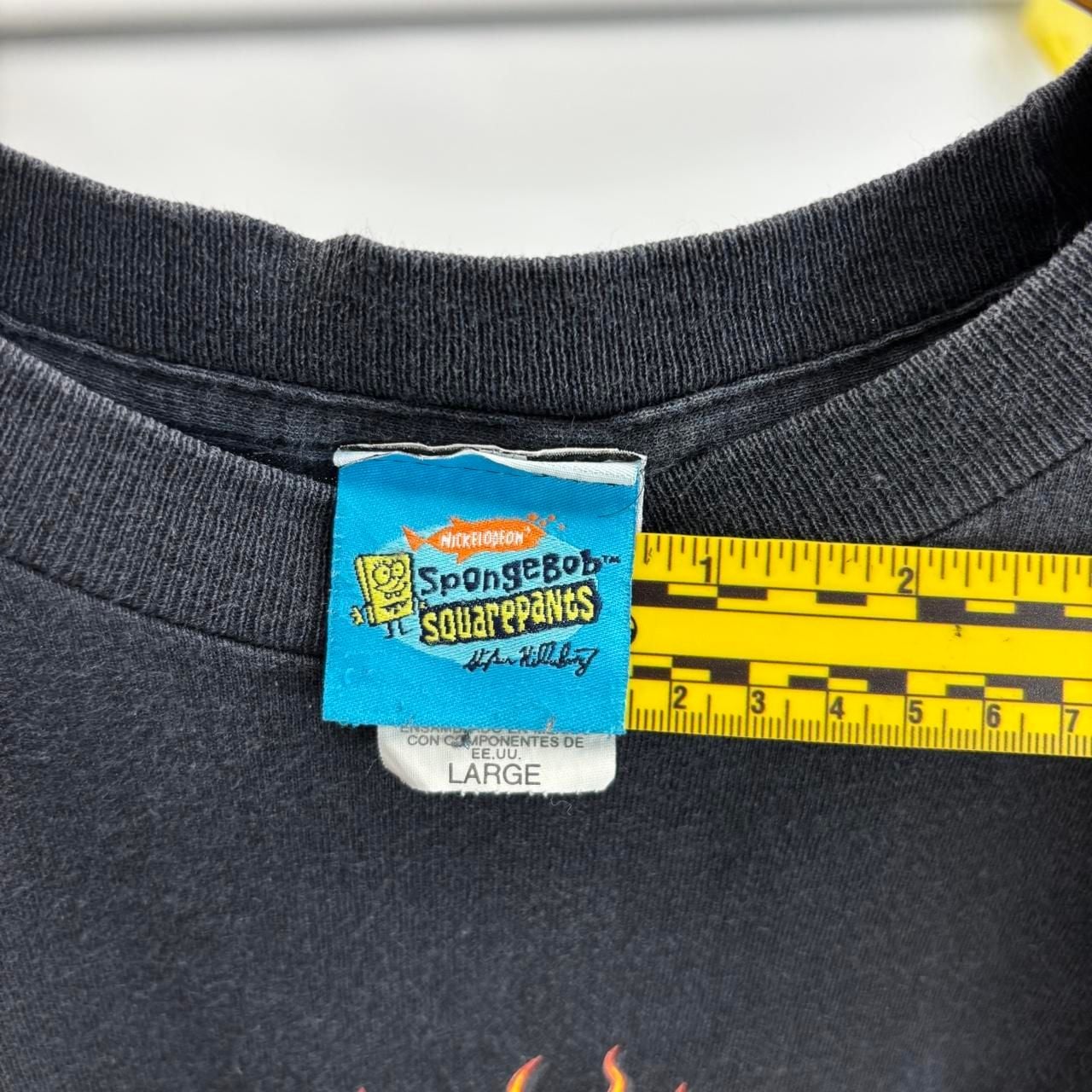 Nickelodeon Vintage 2002 SpongeBob SquarePants T-Shirt Large Black 2