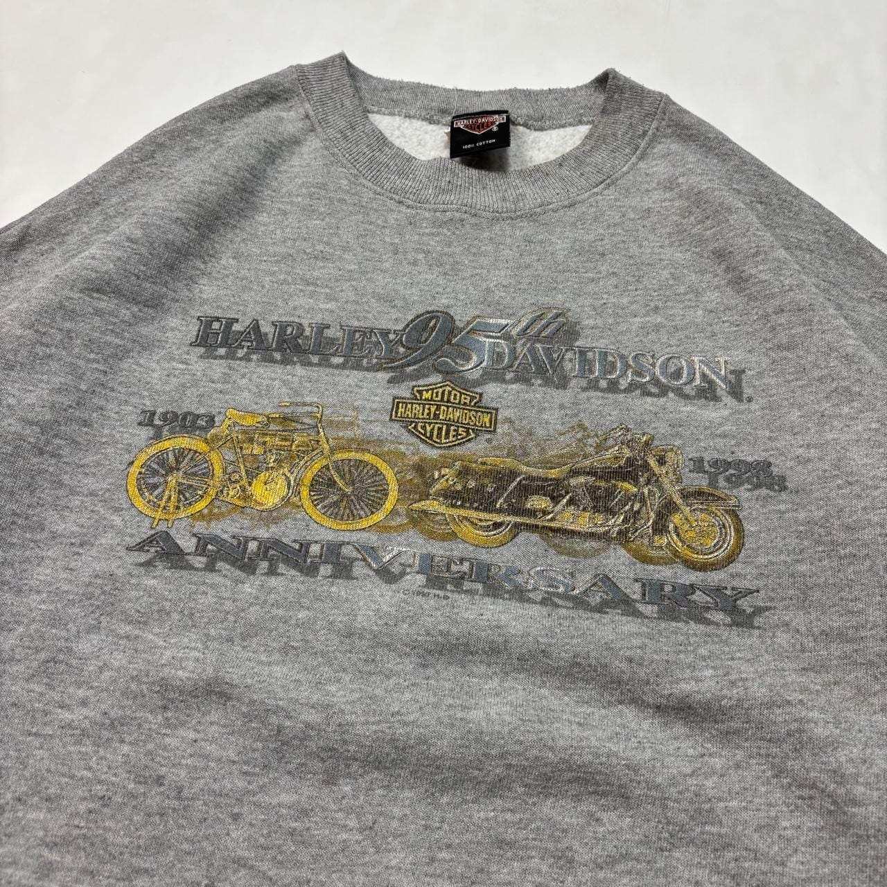 Harley Davidson 95th Anniversary Sweatshirt XL Grey 1997 Vintage 3