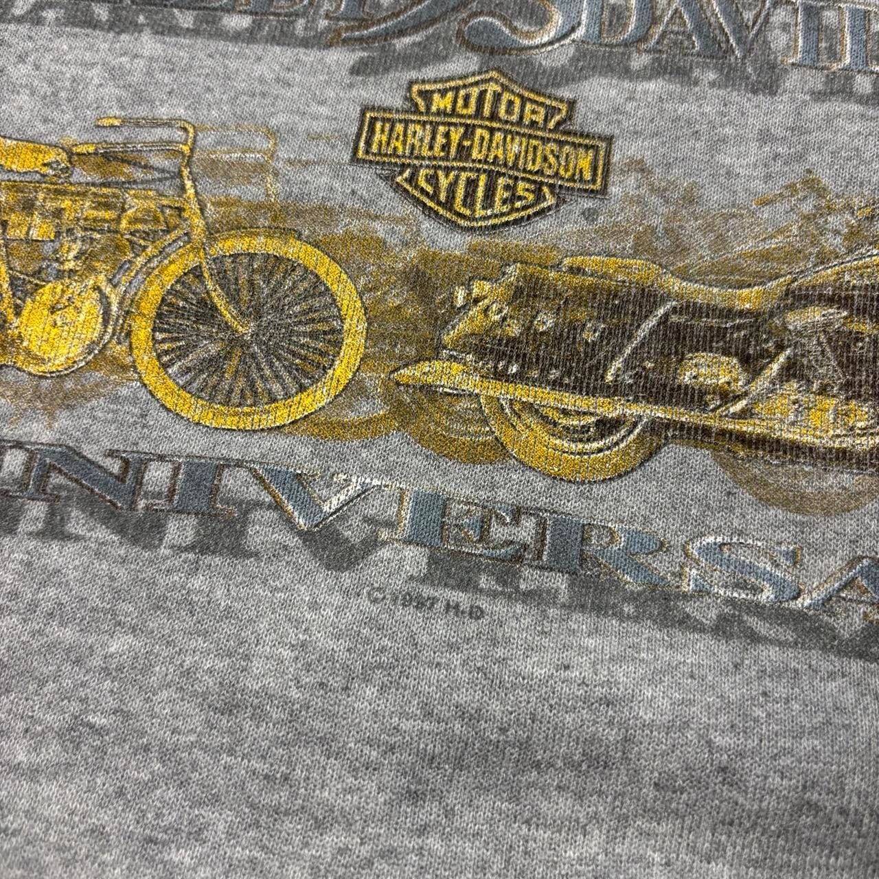 Harley Davidson 95th Anniversary Sweatshirt XL Grey 1997 Vintage 5