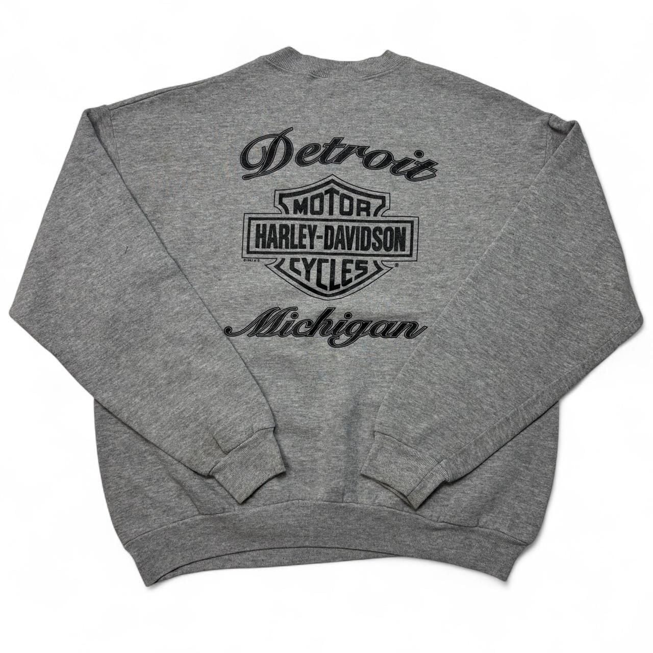 Harley Davidson 95th Anniversary Sweatshirt XL Grey 1997 Vintage 9