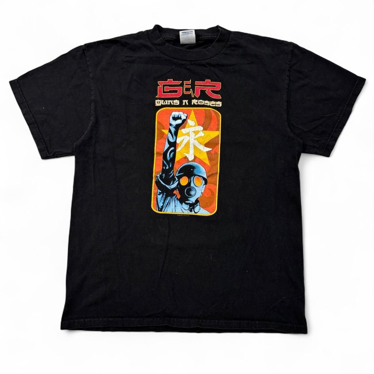 Guns N Roses Chinese Democracy Tour T-Shirt M Black Graphic Tee 2