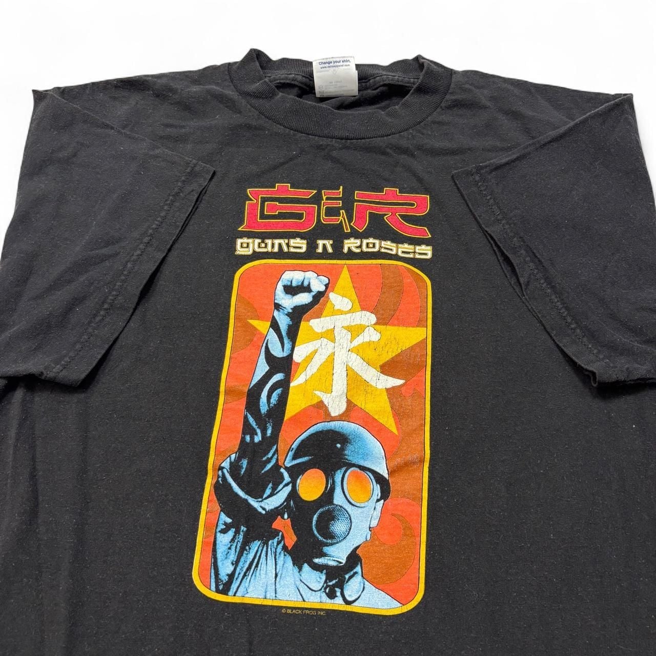 Guns N Roses Chinese Democracy Tour T-Shirt M Black Graphic Tee 3