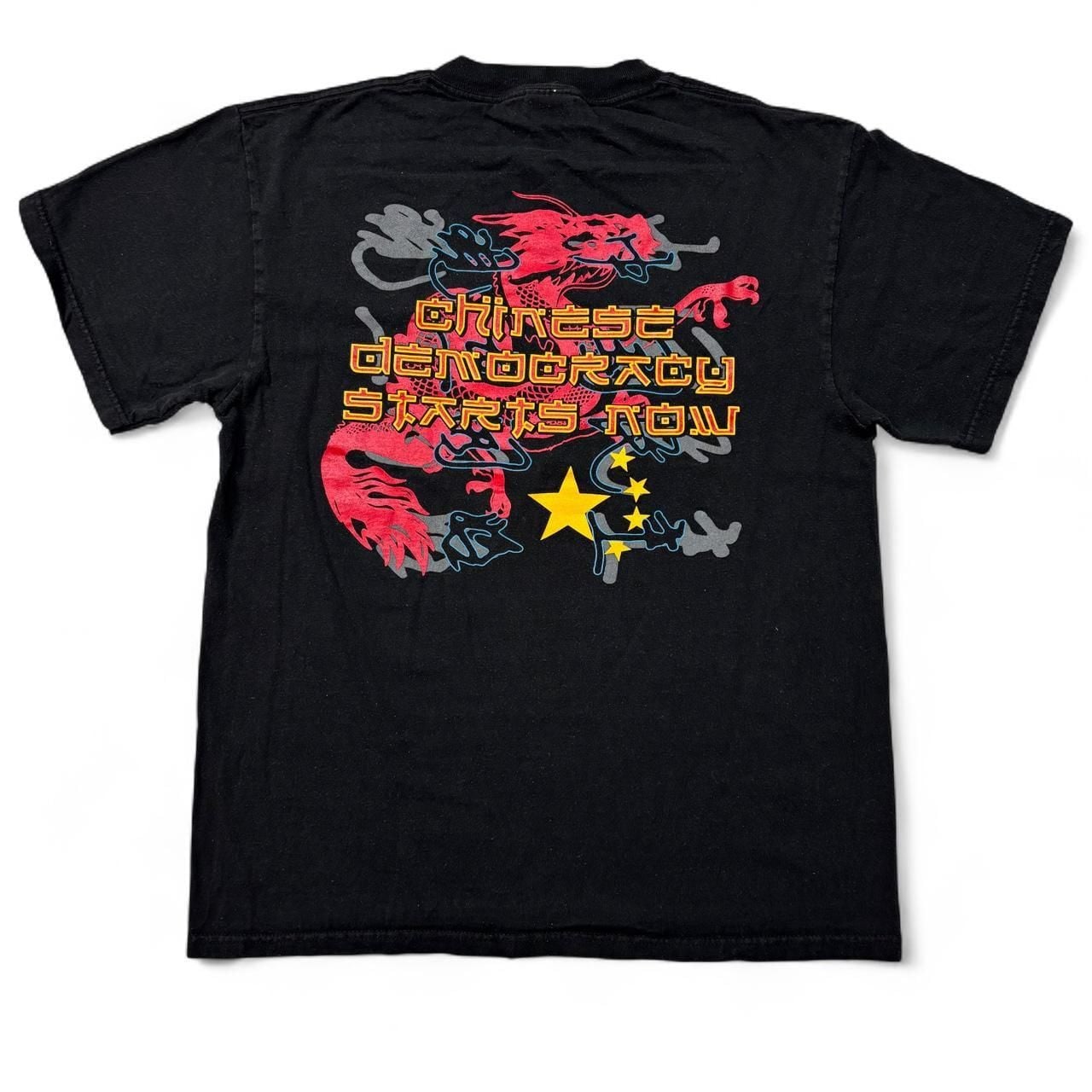 Guns N Roses Chinese Democracy Tour T-Shirt M Black Graphic Tee 5