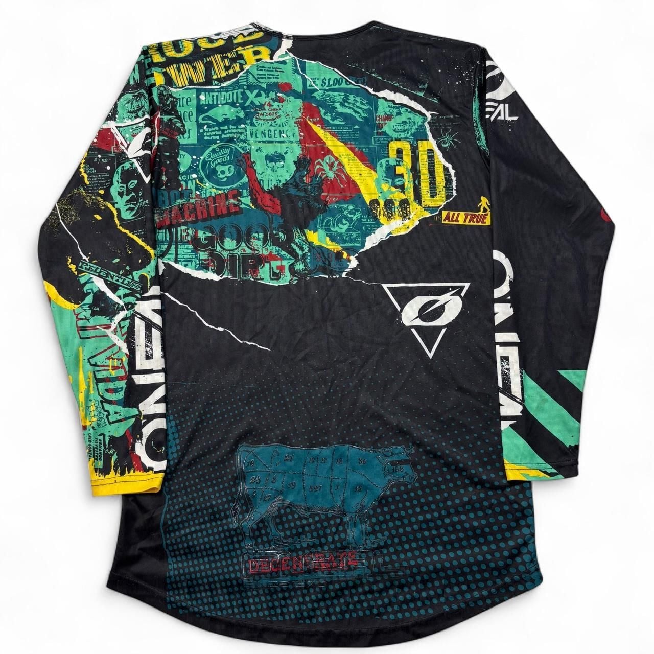 O'Neal Decent Faze Long Sleeve Jersey Size Medium 6