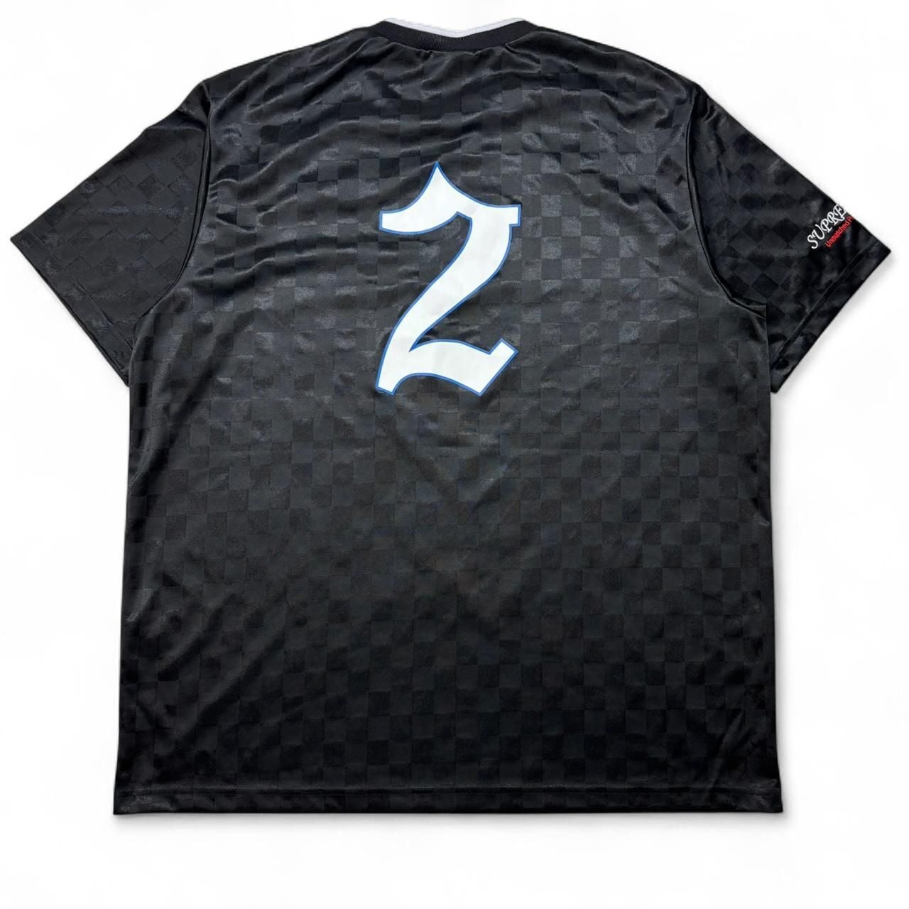 Supreme Umbro Dynasty Soccer Jersey Size XL Black White 22SS 8