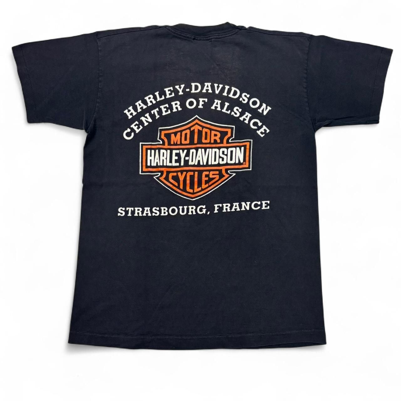 Harley-Davidson One World T-Shirt Size M Black France Graphic 6