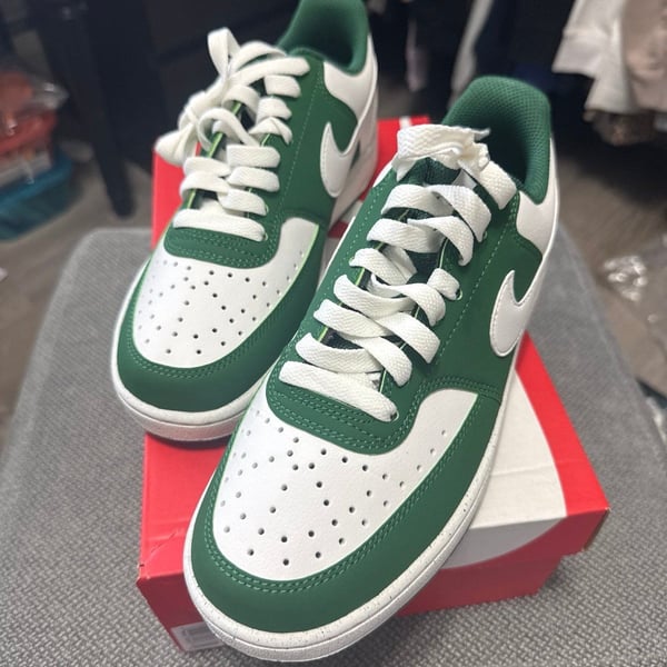 Nike Air Force 1 Low Green White Men's Fashion Sneakers