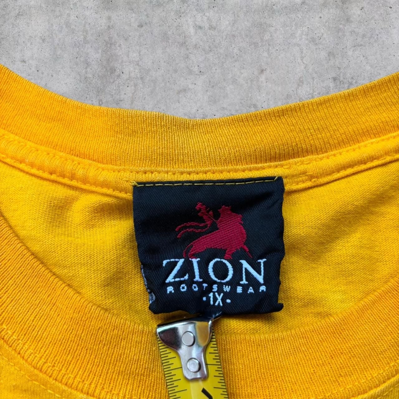 Zion Rootswear Bob Marley T-Shirt Size 1X 1999 Tie Dye Vintage 5