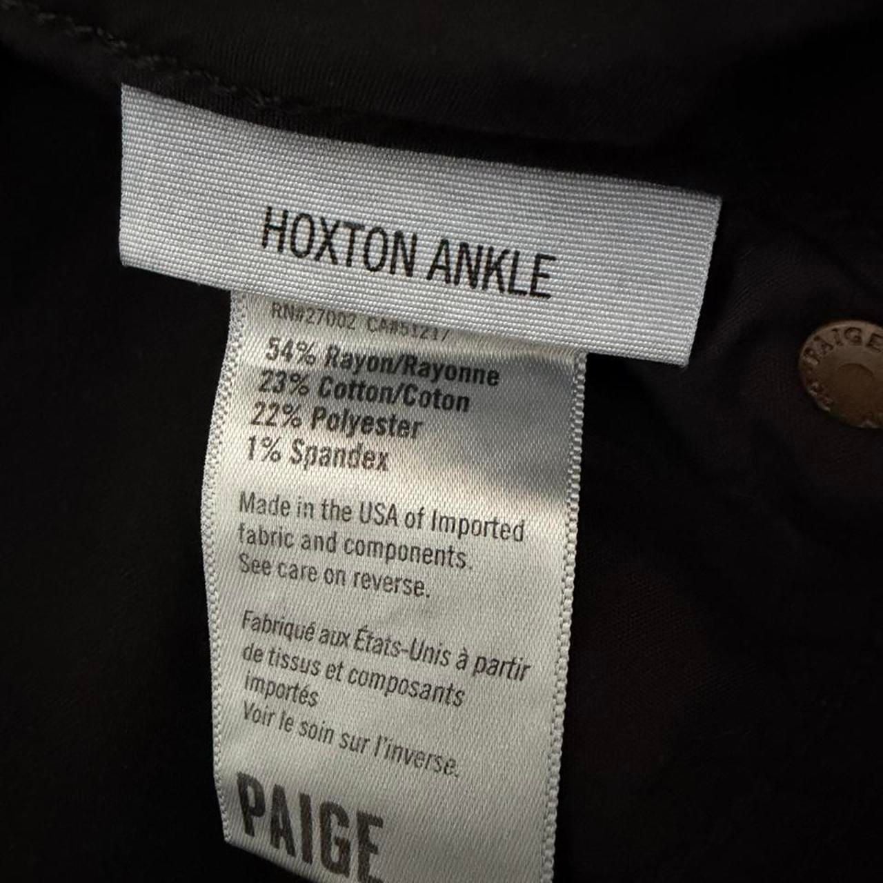 PAIGE Black Denim Skinny Jeans Size 28 8