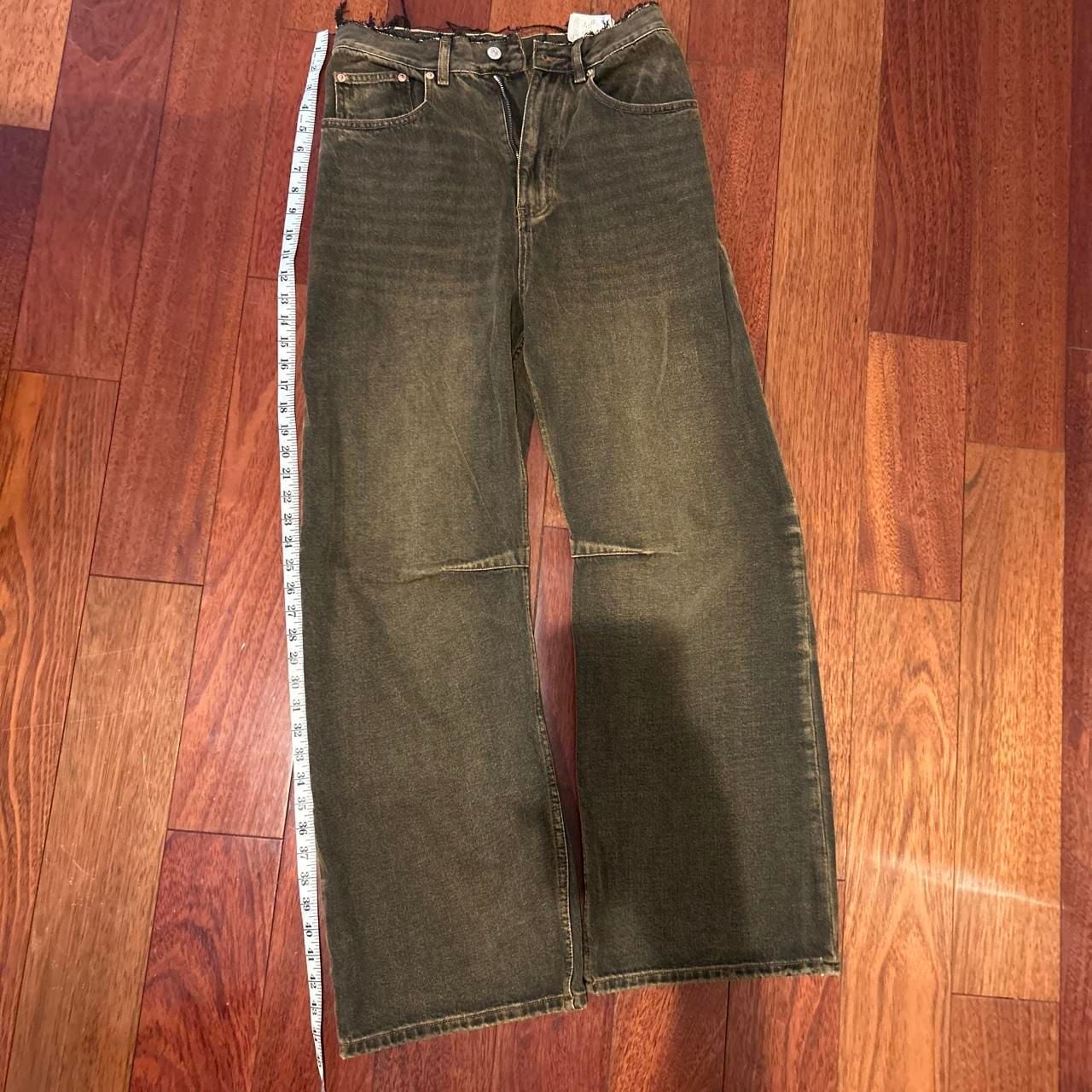MM6 Maison Margiela Baggy Jeans Size 28 Brown Denim 2