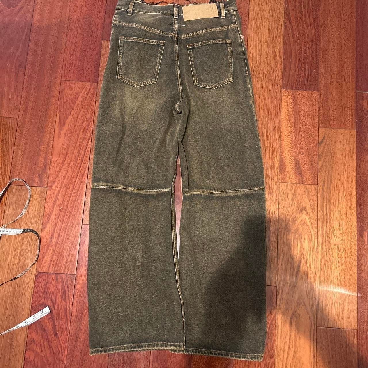 MM6 Maison Margiela Baggy Jeans Size 28 Brown Denim 4