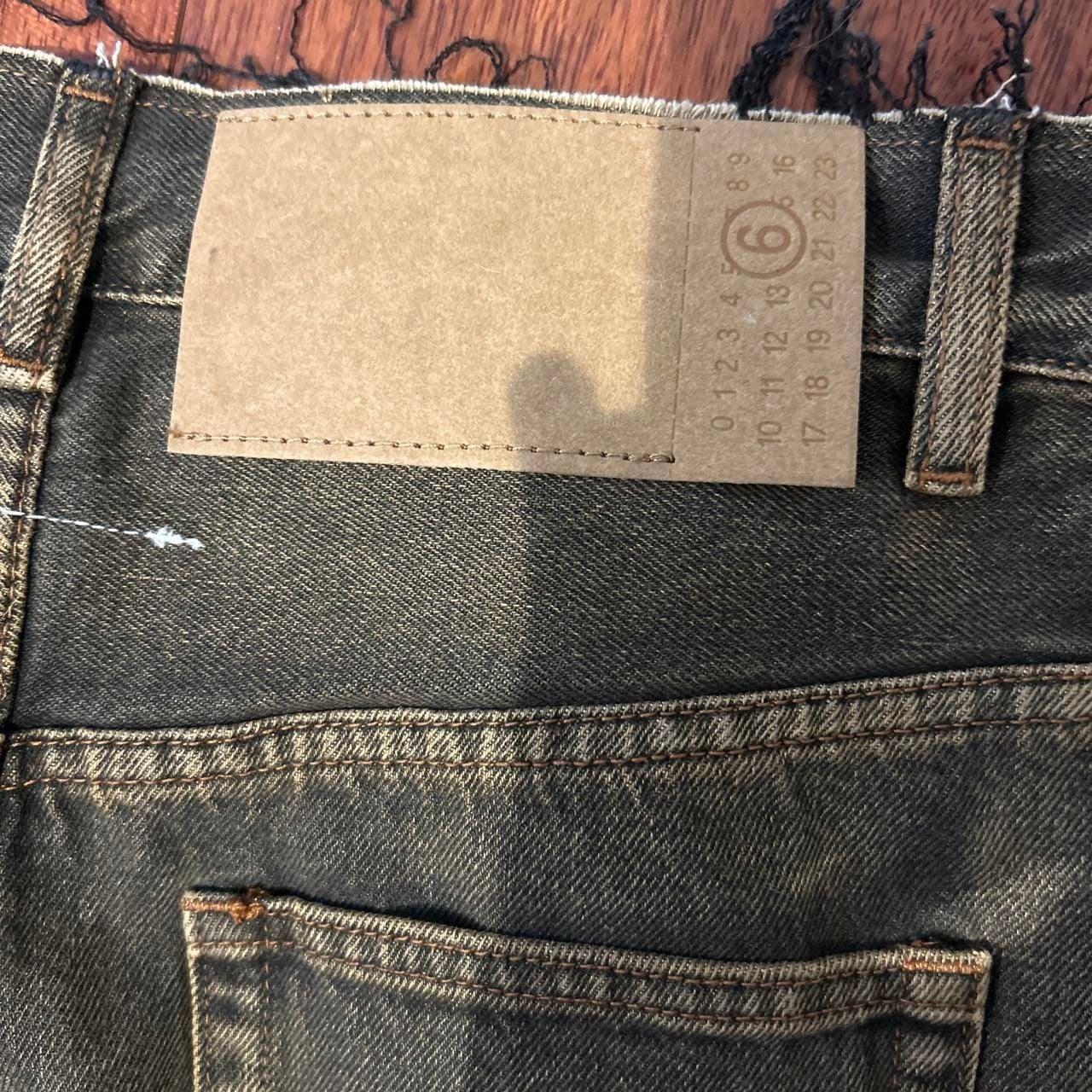 MM6 Maison Margiela Baggy Jeans Size 28 Brown Denim 5