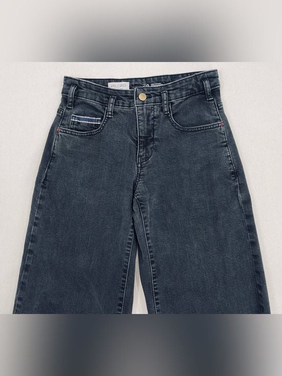 The Sport Cuff Mid-Rise Crop Wide-Leg Jeans by Pilcro 5