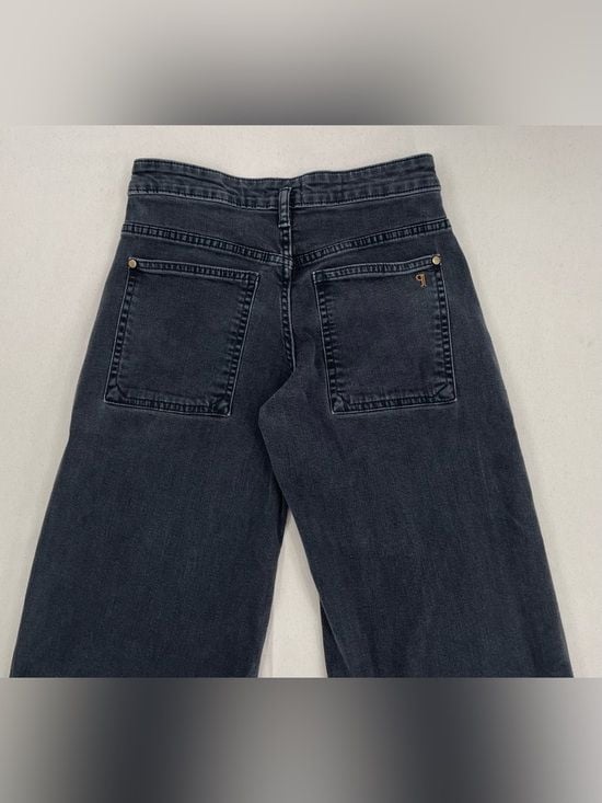 The Sport Cuff Mid-Rise Crop Wide-Leg Jeans by Pilcro 6