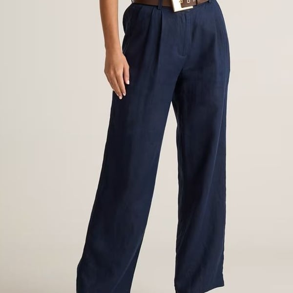 Quince 100% European Linen Pleated Trouser