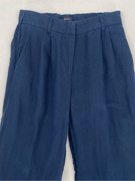 Quince 100% European Linen Pleated Trouser 7