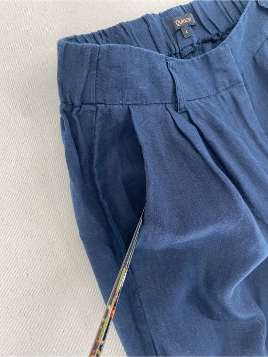 Quince 100% European Linen Pleated Trouser 9