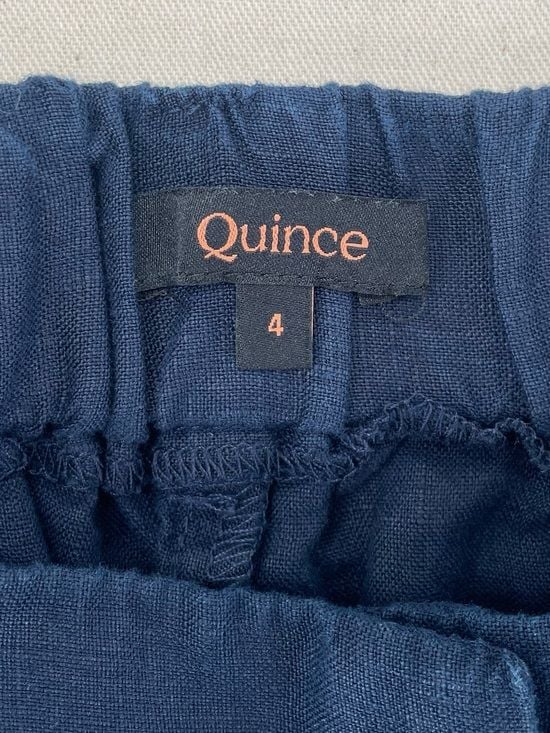 Quince 100% European Linen Pleated Trouser 10