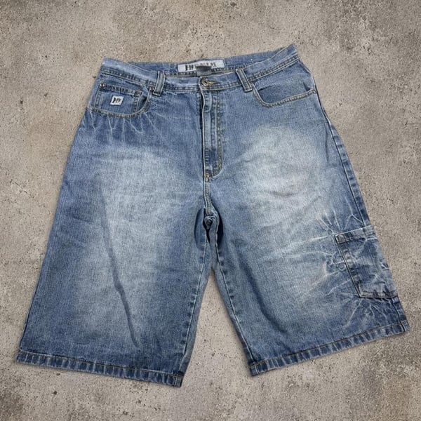 Ignition Denim Jorts Size 34 Y2K Baggy Cargo Shorts