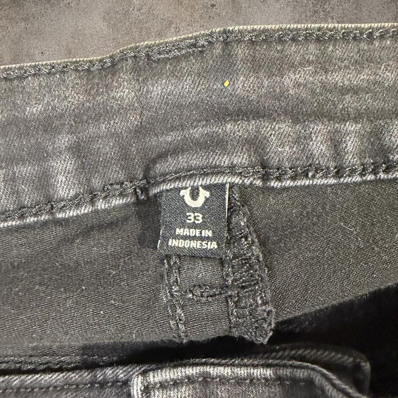True Religion Jennie Curvy Super Skinny Size 33 Black Jeans 6