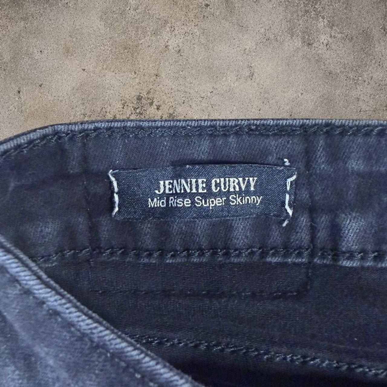 True Religion Jennie Curvy Super Skinny Size 33 Black Jeans 7