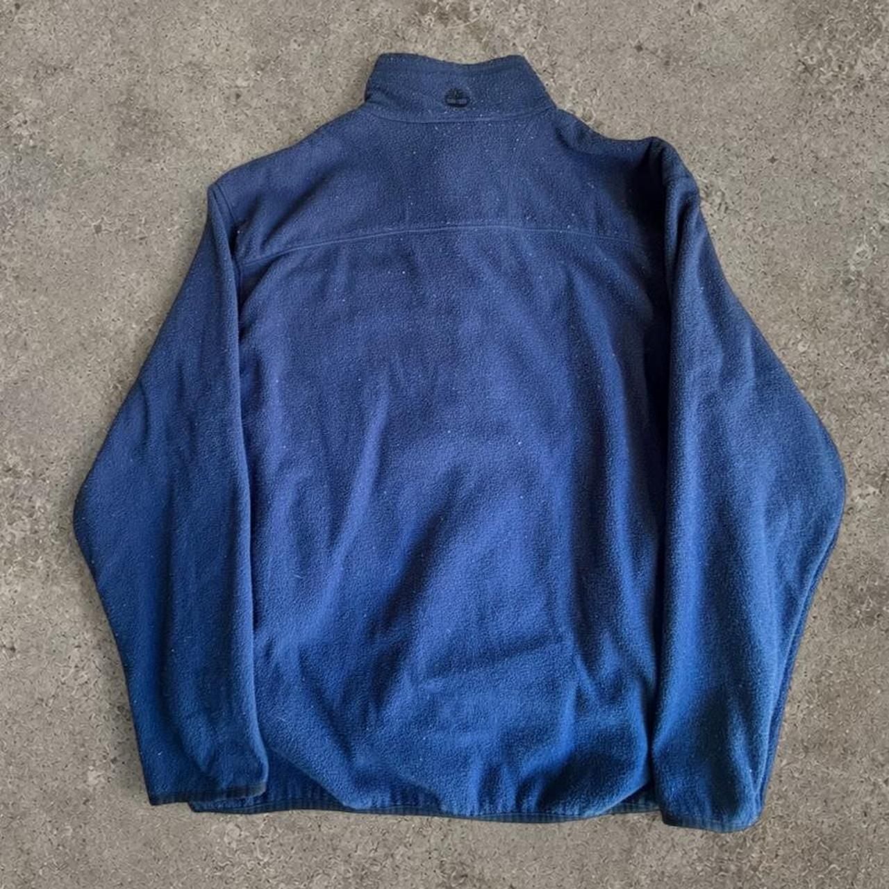 Timberland Full Zip Fleece Jacket Size XL Blue Polyester 4