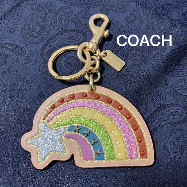 Coach Embellished Rainbow Shooting Star Bag Charm (Style No. 27254)