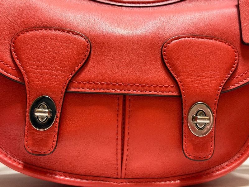 Coach Legacy Amanda Red Leather Cross-body 19925 Pristine 4