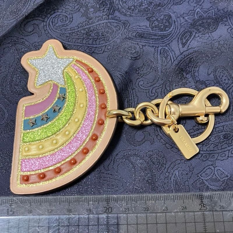 Coach Embellished Rainbow Shooting Star Bag Charm (Style No. 27254) 4