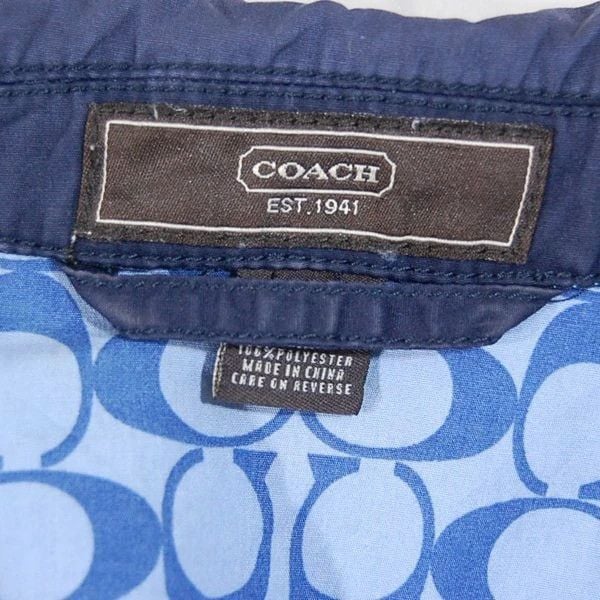 Coach Navy Color Turnlock Trenchcoat 6
