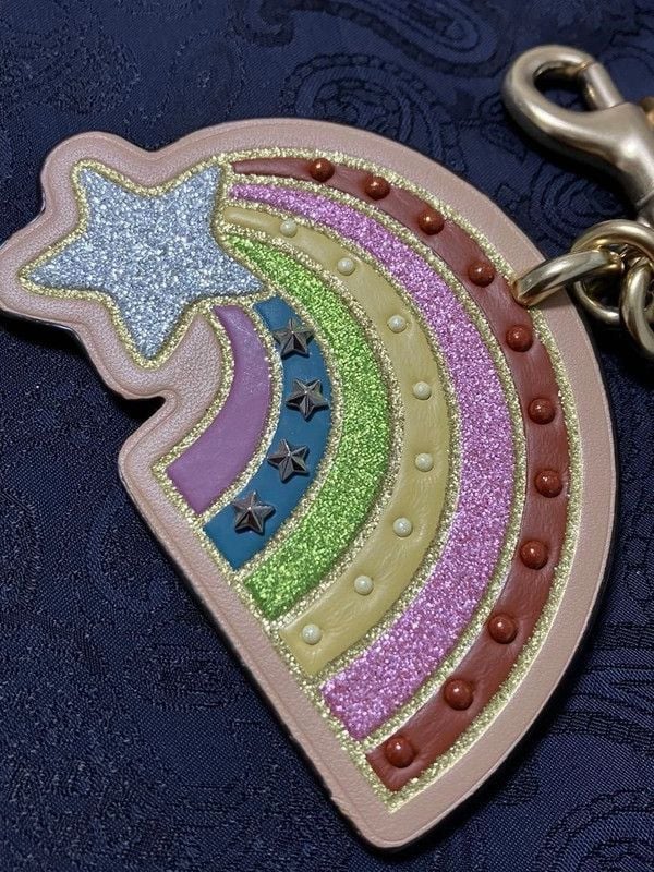 Coach Embellished Rainbow Shooting Star Bag Charm (Style No. 27254) 10