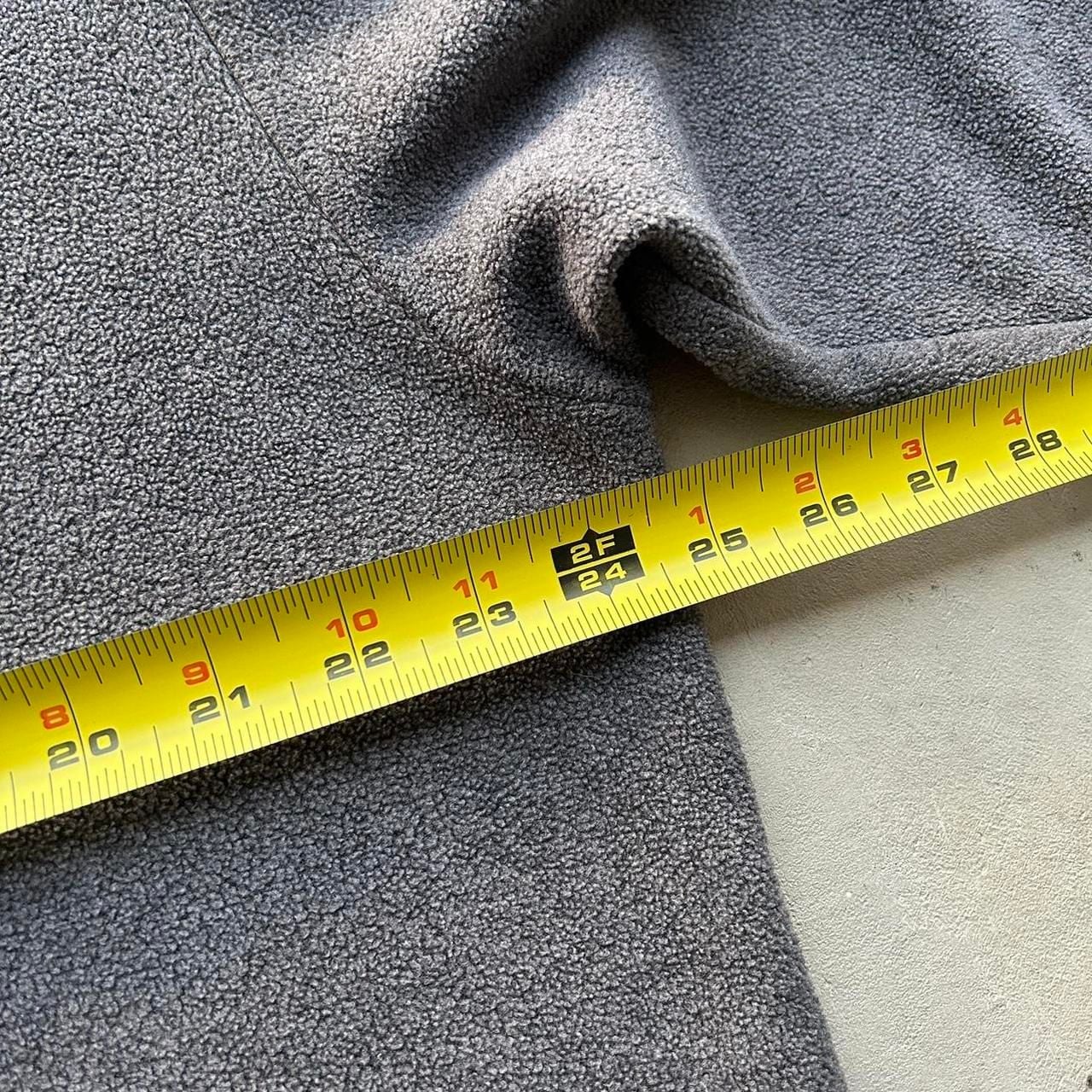 JNCO Fleece Quarter Zip Size L Grey Pullover Sweatshirt 5