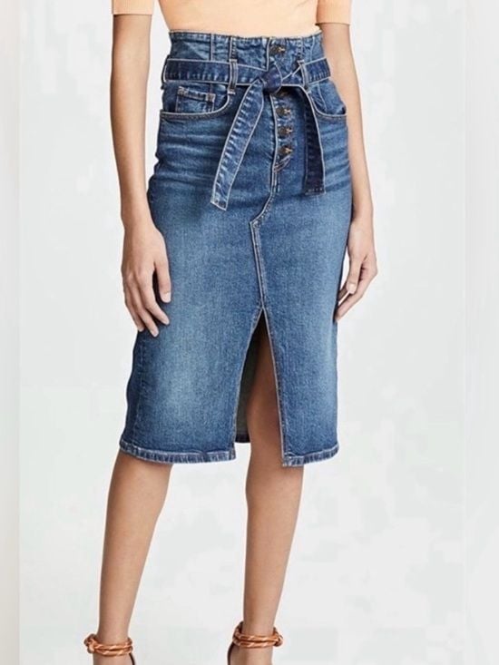 Veronica Beard Denton Corset Skirt 3